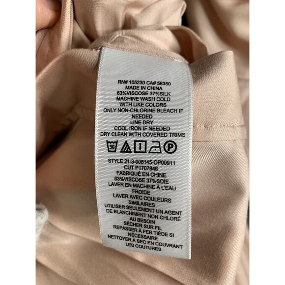 $539 Equipment Pommine Viscose Silk Pink Jumpsuit Pockets Women Size 2 *No Belt* - Picture 6 of 16
